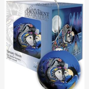 January Moon Ornament