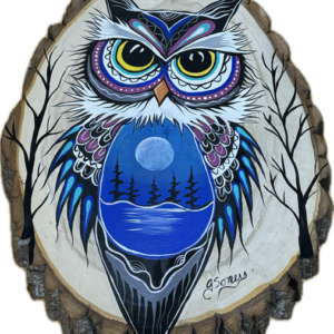 Owl on Wood