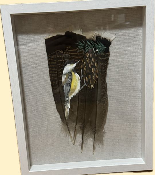 A distinct, one-of-a-kind original painting by Focal Point Artistry on display, showcasing unique details and brushwork that cannot be replicated.