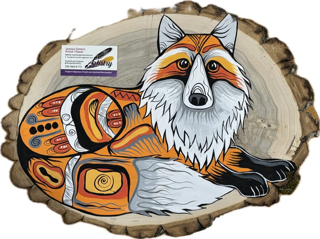 A curated collection of vibrant Indigenous Woodland style art prints, original paintings, and cultural merchandise available at the Focal Point Artistry online shop.